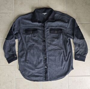 LA MIEL Oversized Fleece Shacket